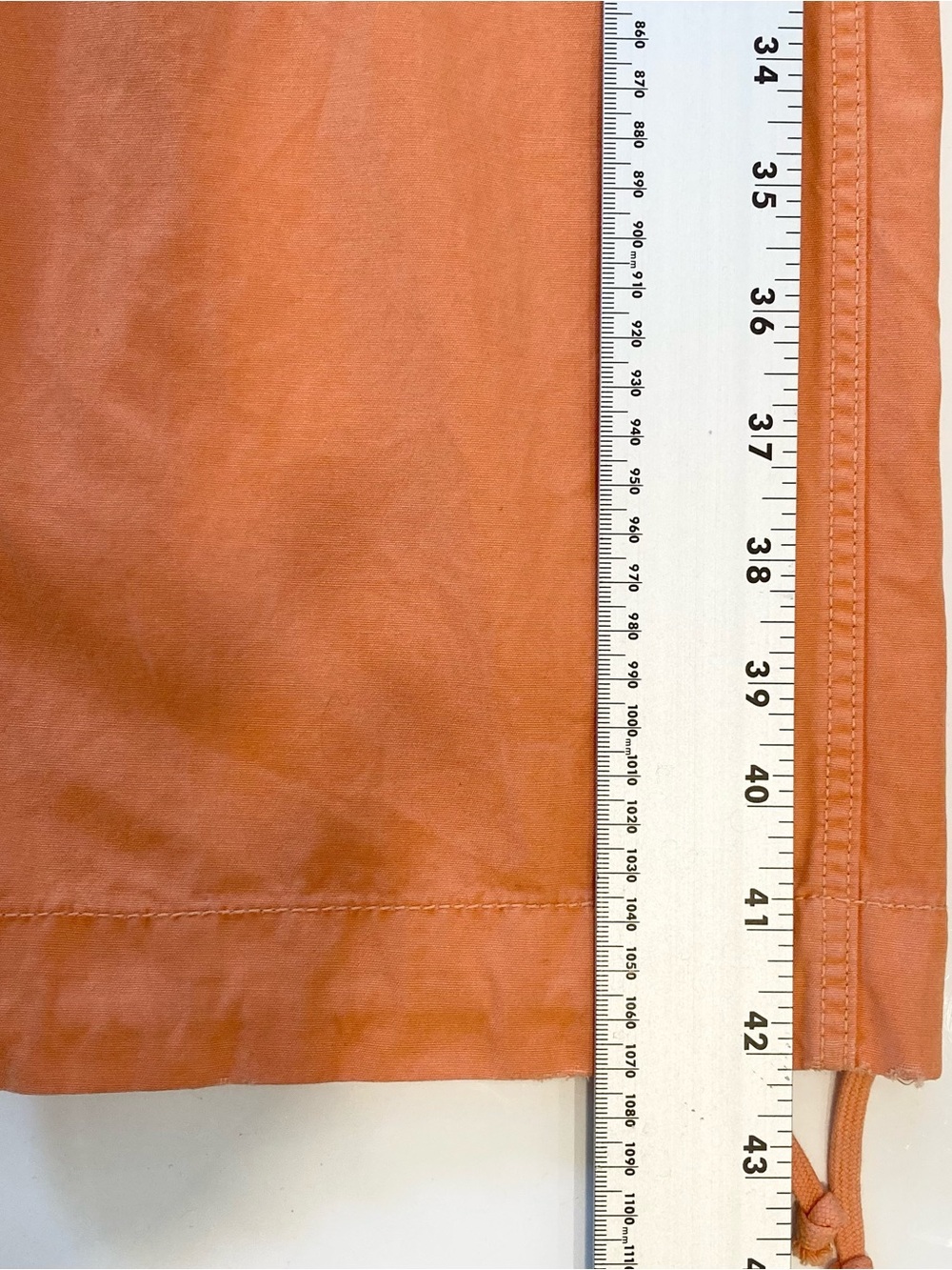 POLO RALPH LAUREN Cargo Pants 36x32 Orange VTG Y2K Pockets Adjust-Tie-Hem - Picture 13 of 16